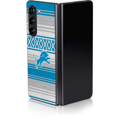 NFL Detroit Lions Trailblazer Galaxy Z Fold5 5G Skin